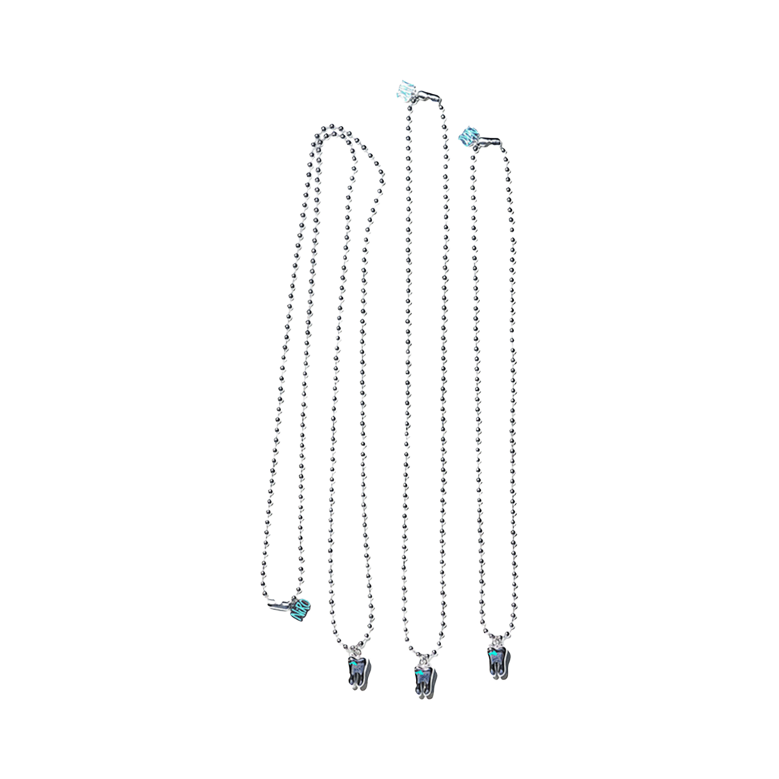 #123 NiRO.SERENDiPiTY Molar Dolphin Necklace(surgical strap) #123