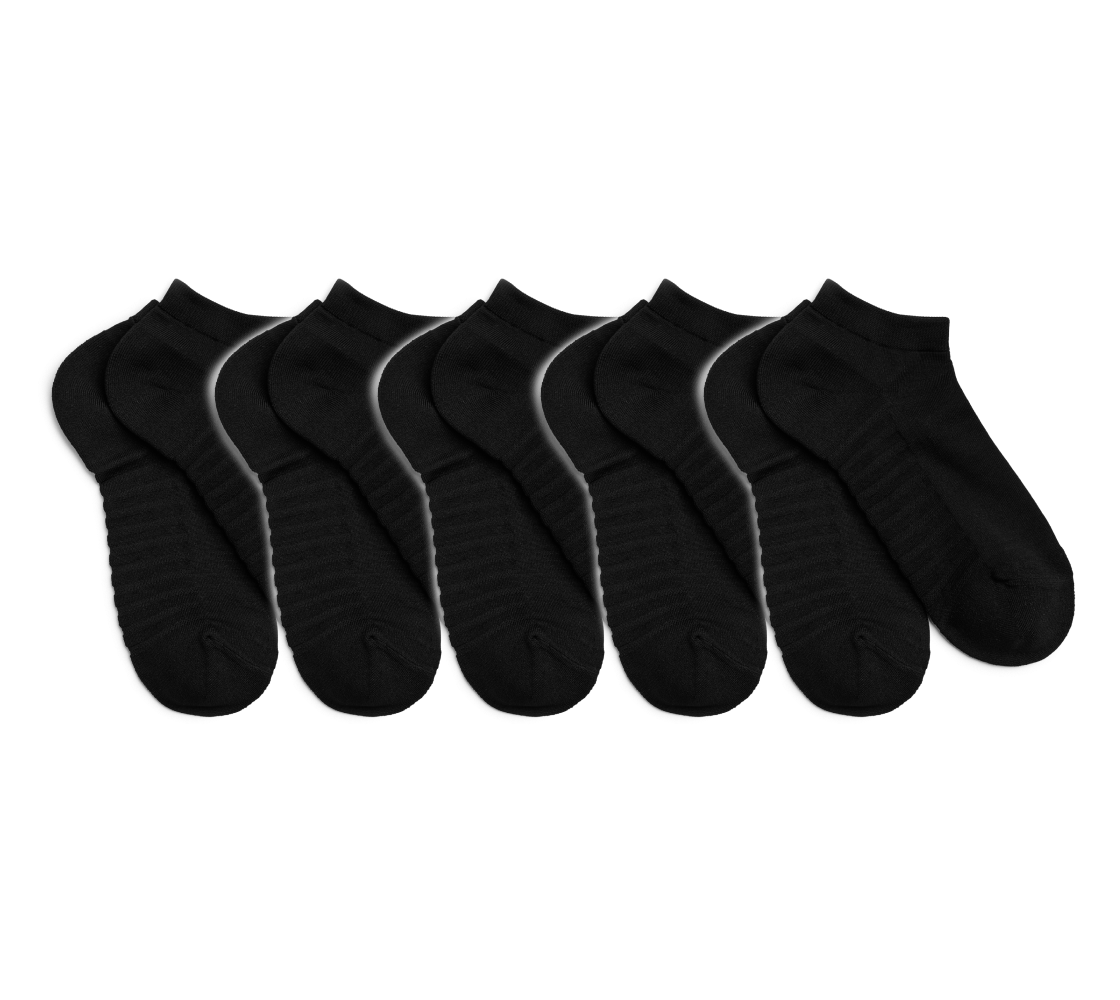 리투 에어리쿨 스니커즈 삭스 블랙 5 세트(LI2 Airycool Sneakers Socks Black 5 SET)