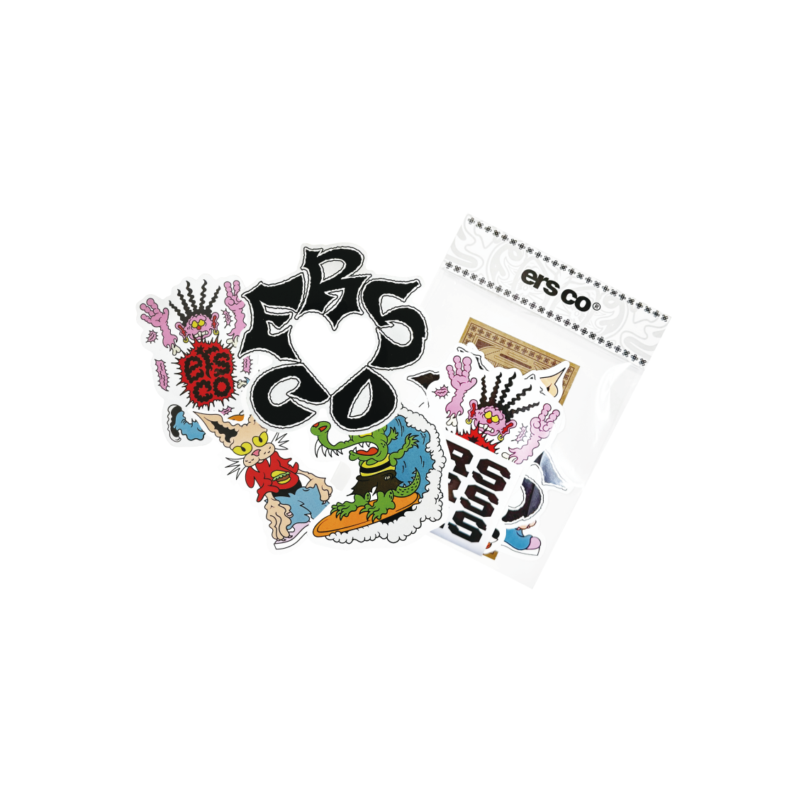 이알에스코 x 톰소어 그래픽 스티커 팩 6개입(ersco x TX Graphic Stiker Pack 6EA)