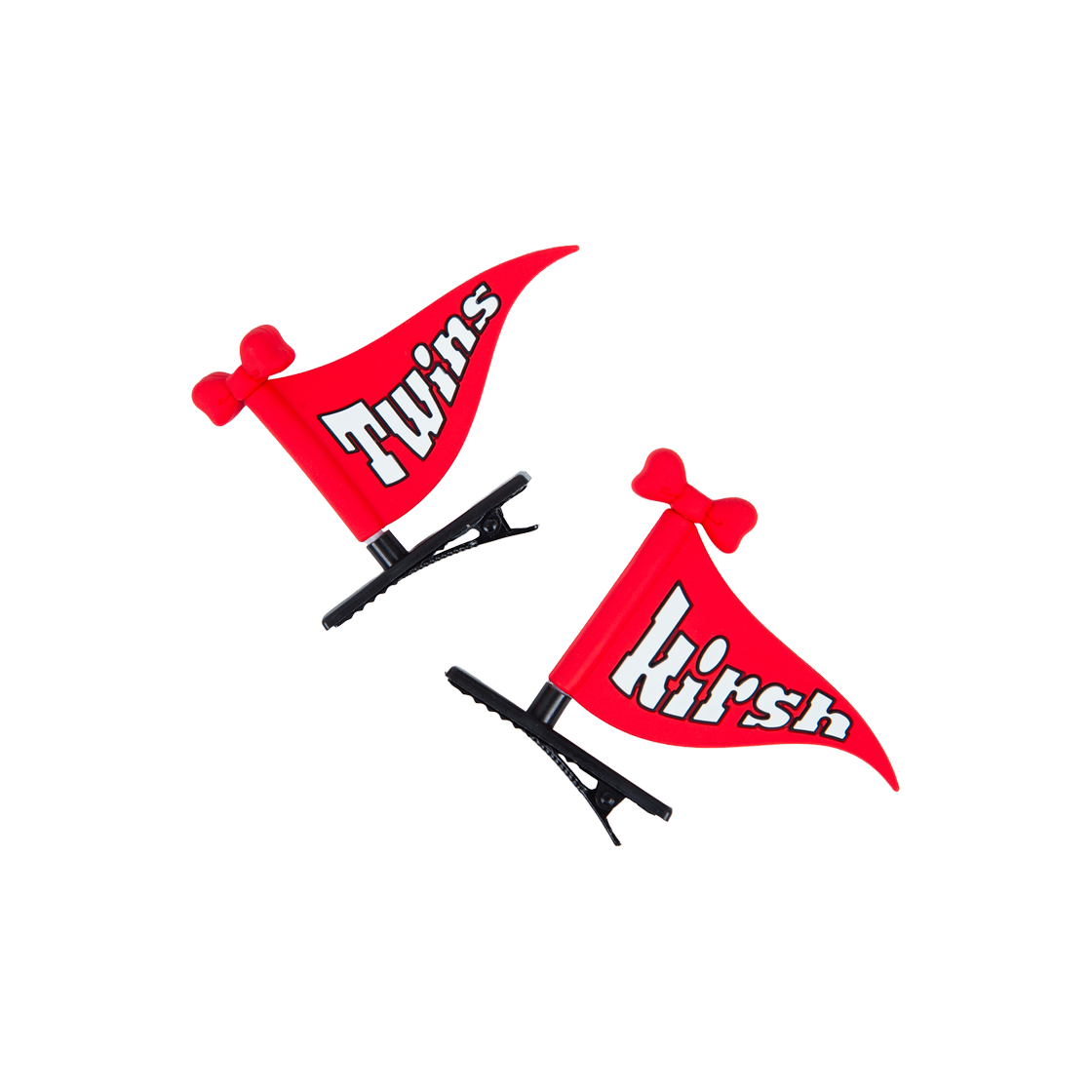 KI255UPTGD033 LG Twins X Kirsh Cherry Twins Ribbon Hairpin