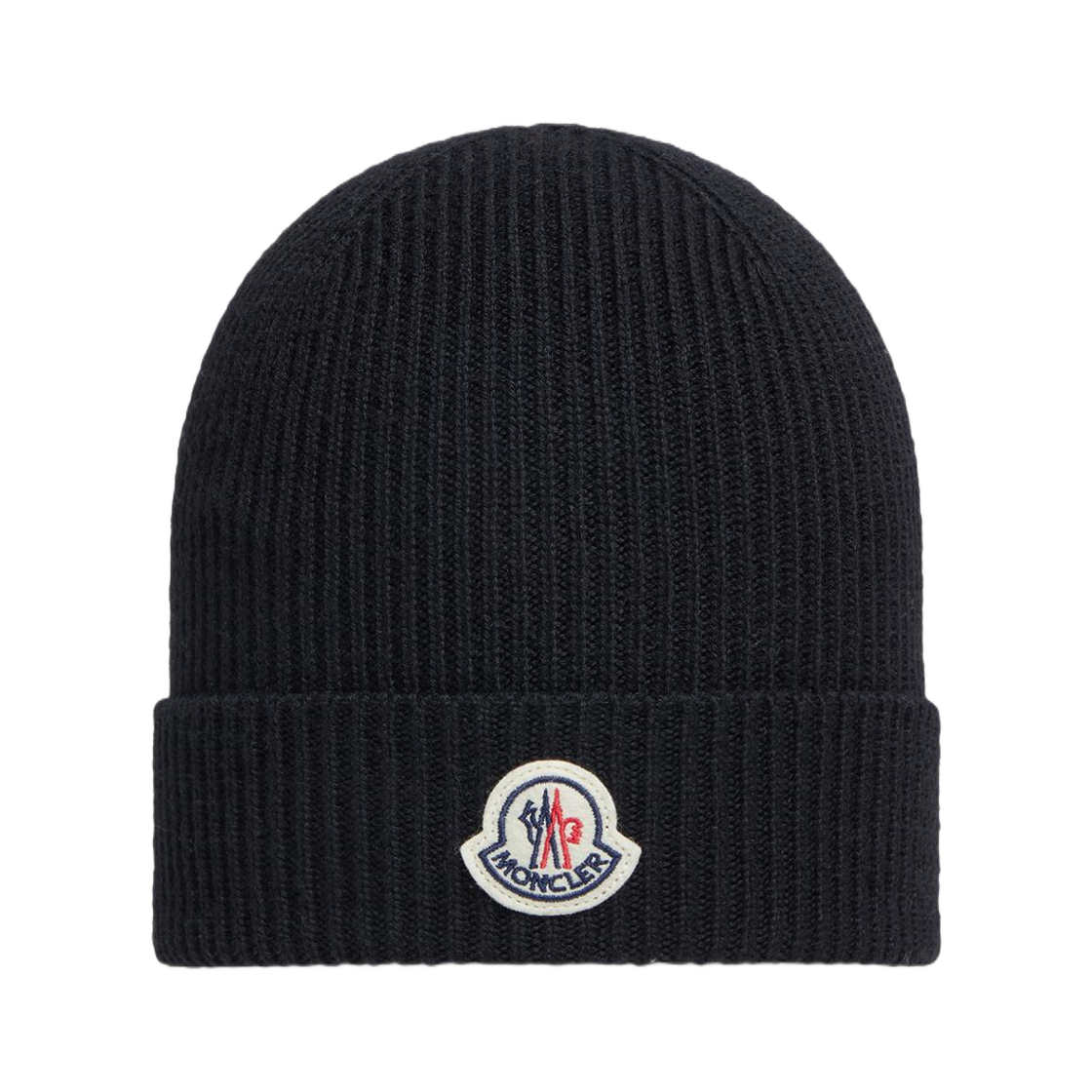 몽클레르 울 비니 블랙 - 25FW(Moncler Wool Beanie Black - 25FW)