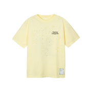 Satisfy 10th Anniversary Mothtech T-Shirt Sun Bleached Transparent Yellow