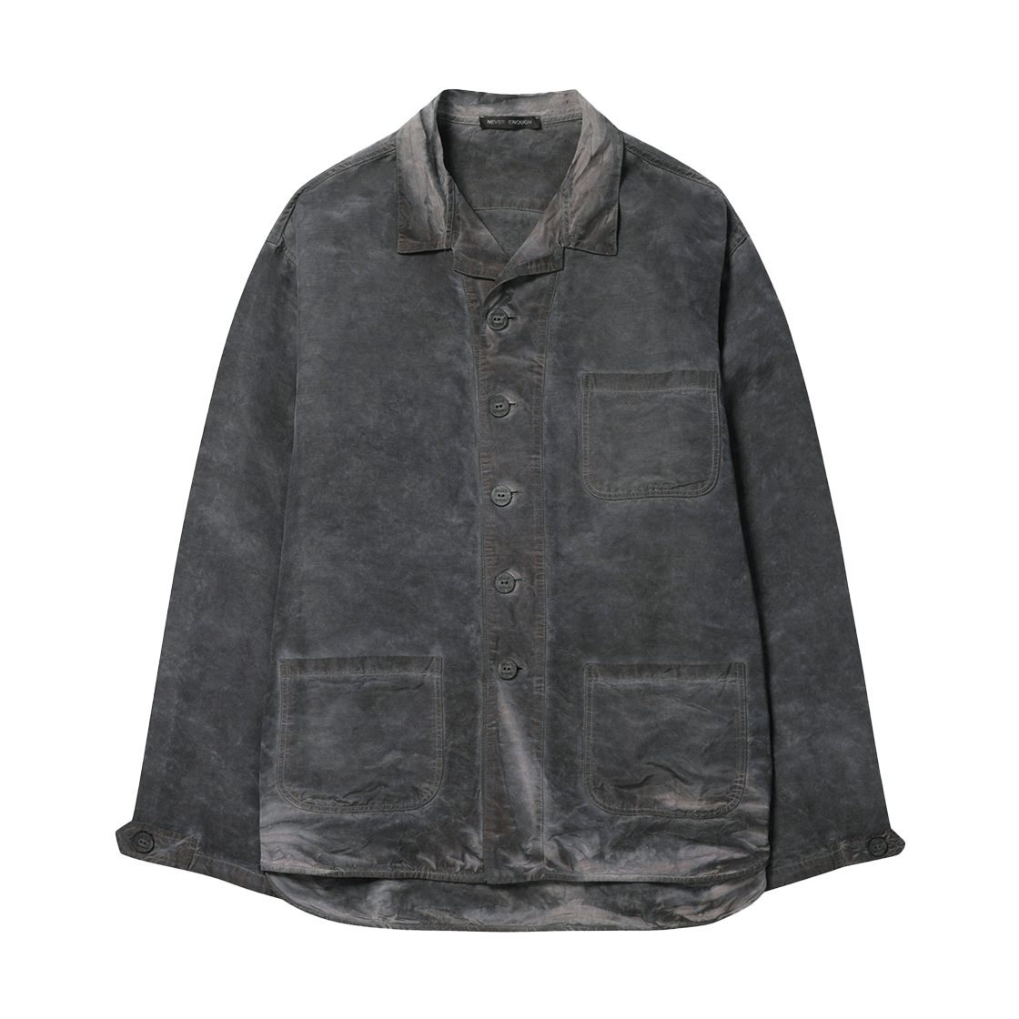 SOJAM24351NYD Series Never Enough Cupro Blended Jacket Dark Navy