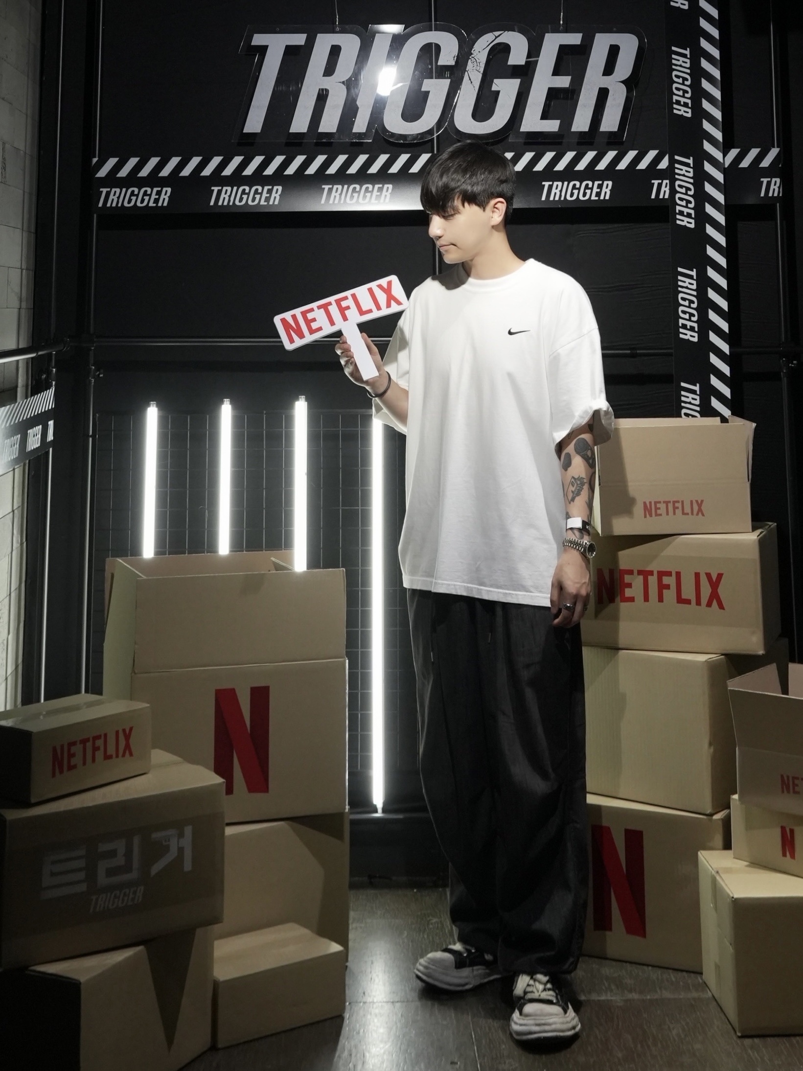 Nike x Stussy T-Shirt White (DV1774-100) 착용 스타일