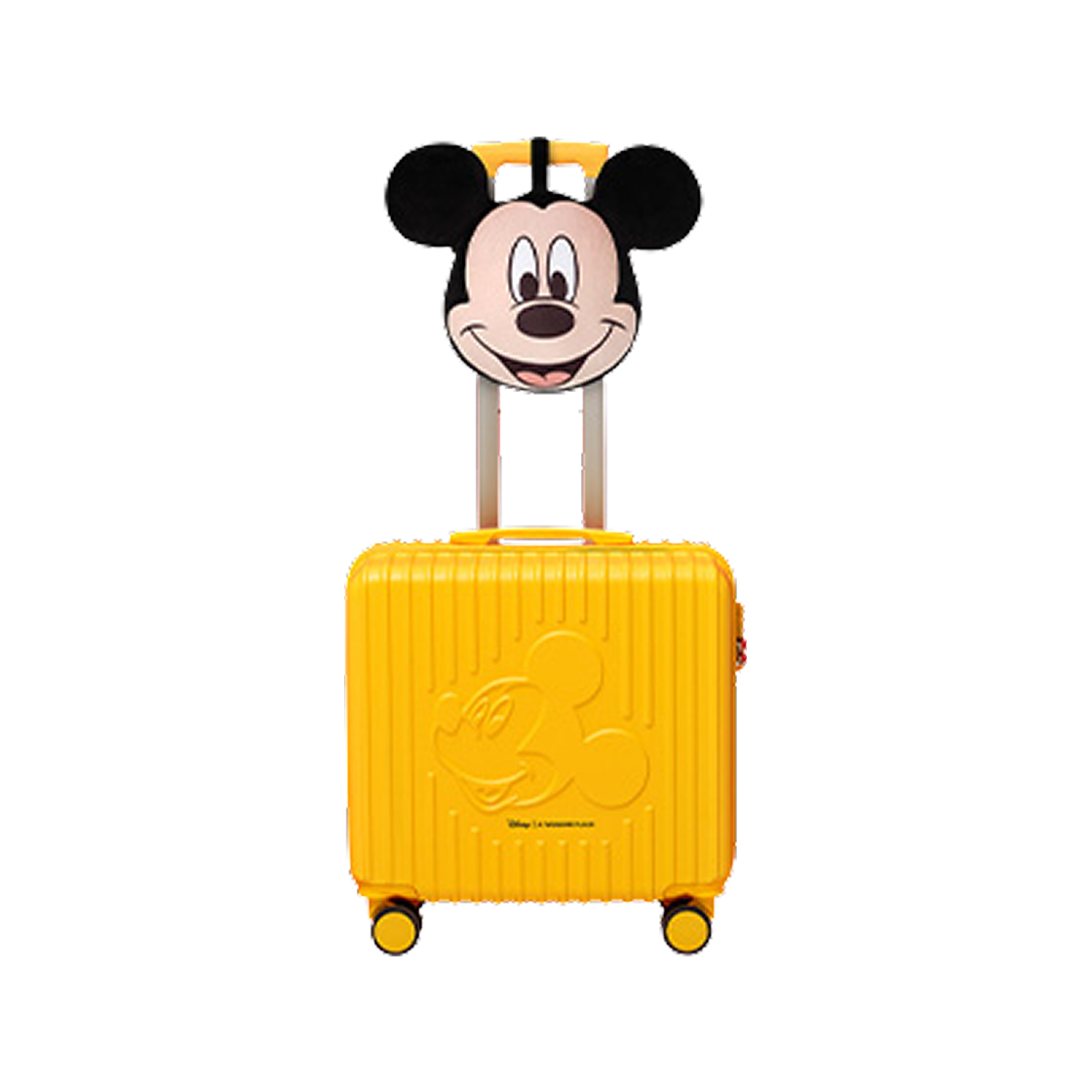 투썸 플레이스 x 디즈니 트래블 캐리어 & 미키 넥 필로우 세트 옐로우(A Twosome Place x Disney Travel Carrier & Mickey Neck Pillow Set Yellow)