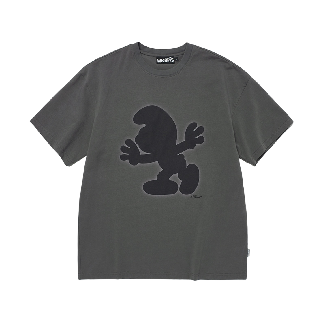 위캔더스 쉐도우 티셔츠 차콜(WKNDRS Shadow T-Shirt Charcoal)