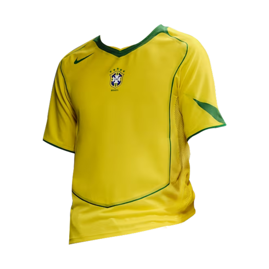 Nike Brazil 2004 Total 90 Reissue Soccer Replica Jersey (Non Marking Ver.)