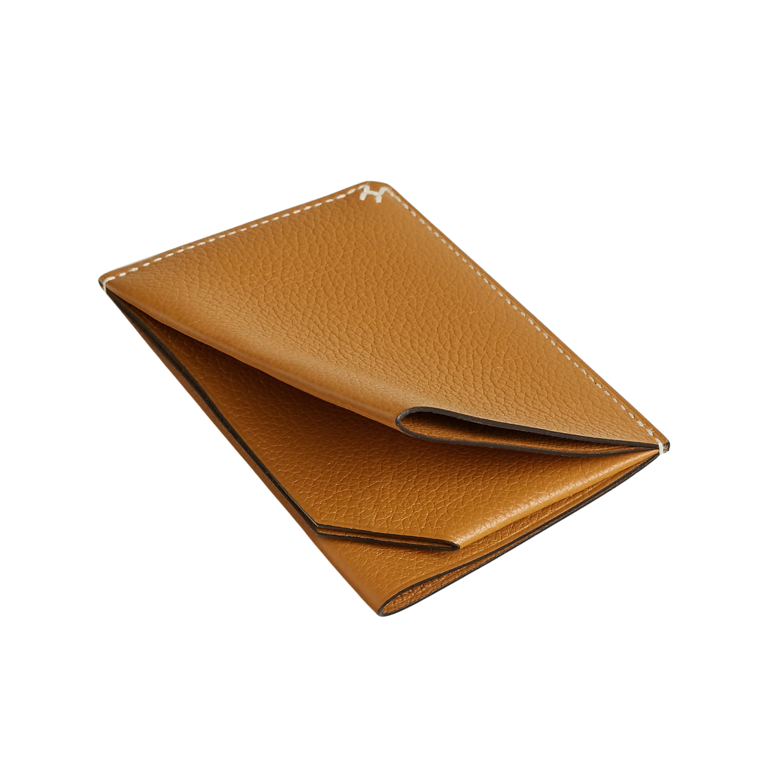에르메스 H 셀리에 카드 홀더 에버컬러 & 카라멜(Hermes H Sellier Card Holder Evercolor & Caramel) - 3