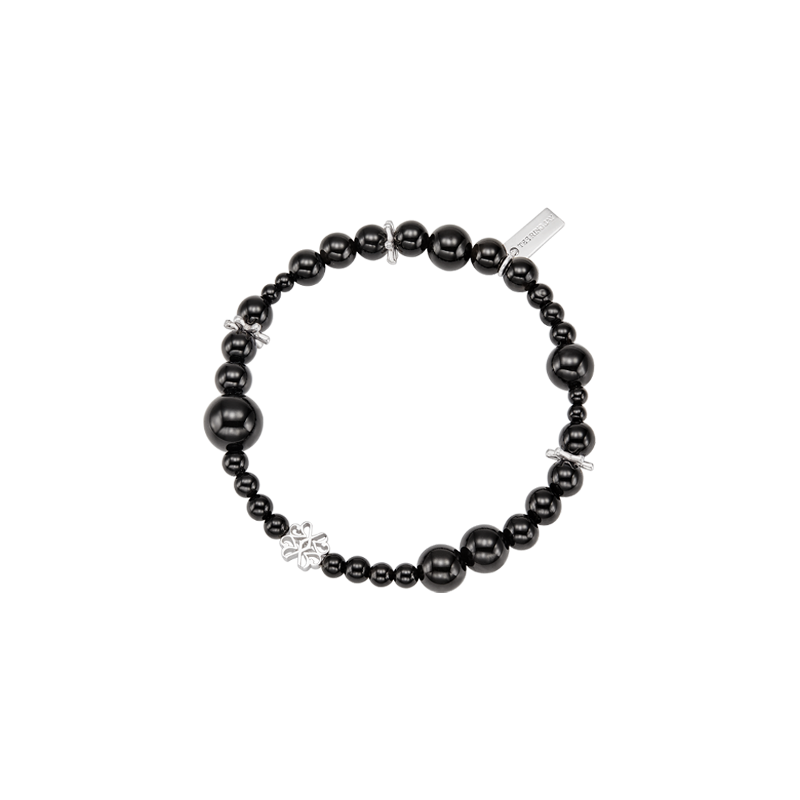 TJ001B [예약 배송] TEE RING JAY Combination Onyx Bracelet