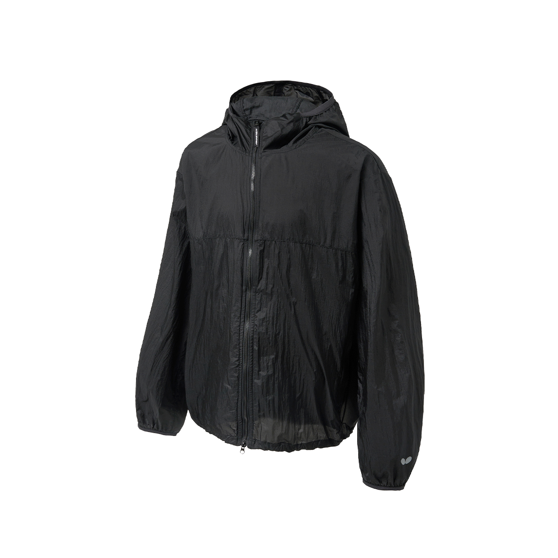 BFF1JK303ABK Butterfly String Hoodie Windbreaker Black