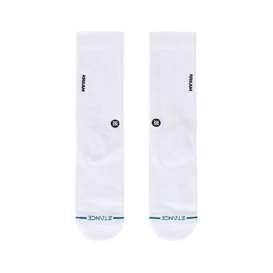 KREAM 머치 크림 x 스탠스 베이직 크루 화이트 - 25FW(KREAM MERCH KREAM x STANCE Basic Crew White  - 25FW)