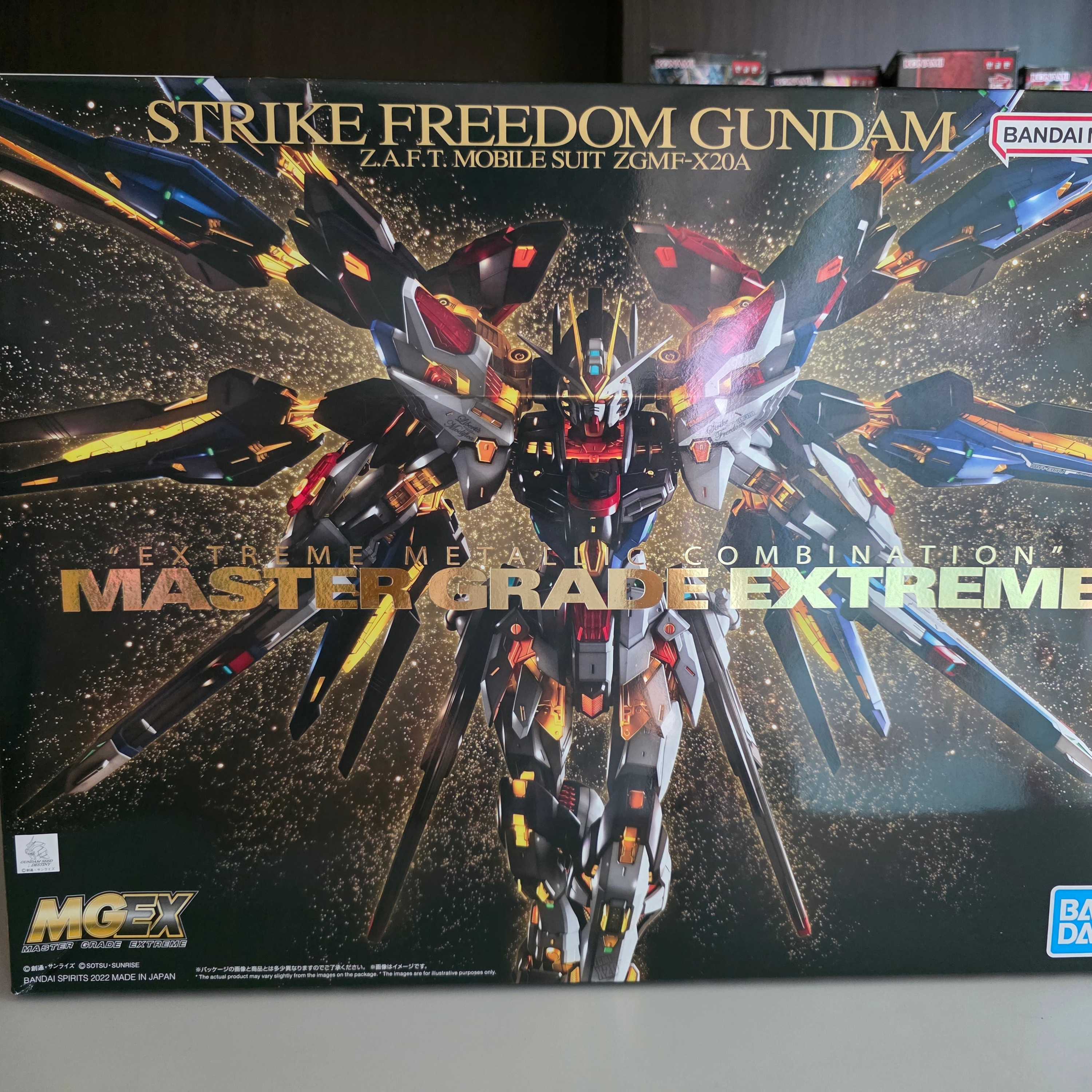 Bandai MGEX Strike Freedom Gundam 착용 스타일