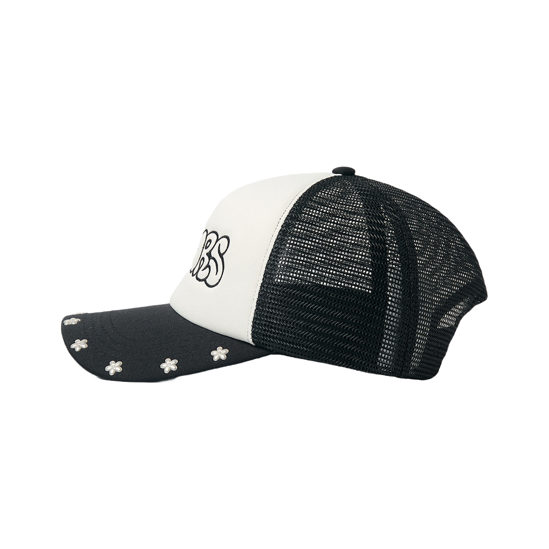 위캔더스 플로랄 트러커 캡 블랙(WKNDRS Floral Trucker Cap Black) - 2