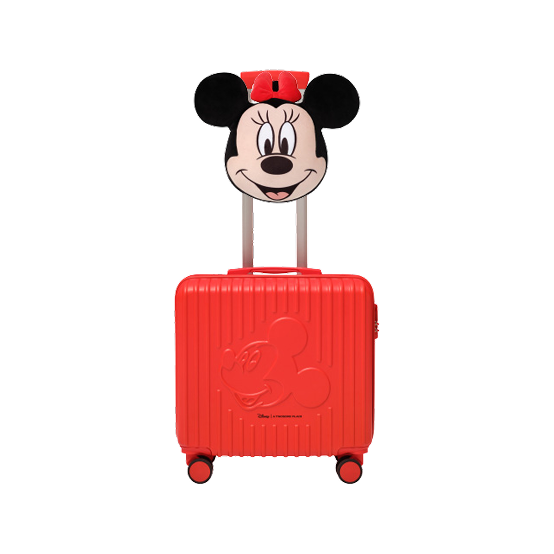 투썸 플레이스 x 디즈니 트래블 캐리어 & 미니 넥 필로우 세트 레드(A Twosome Place x Disney Travel Carrier & Mini Neck Pillow Set Red)