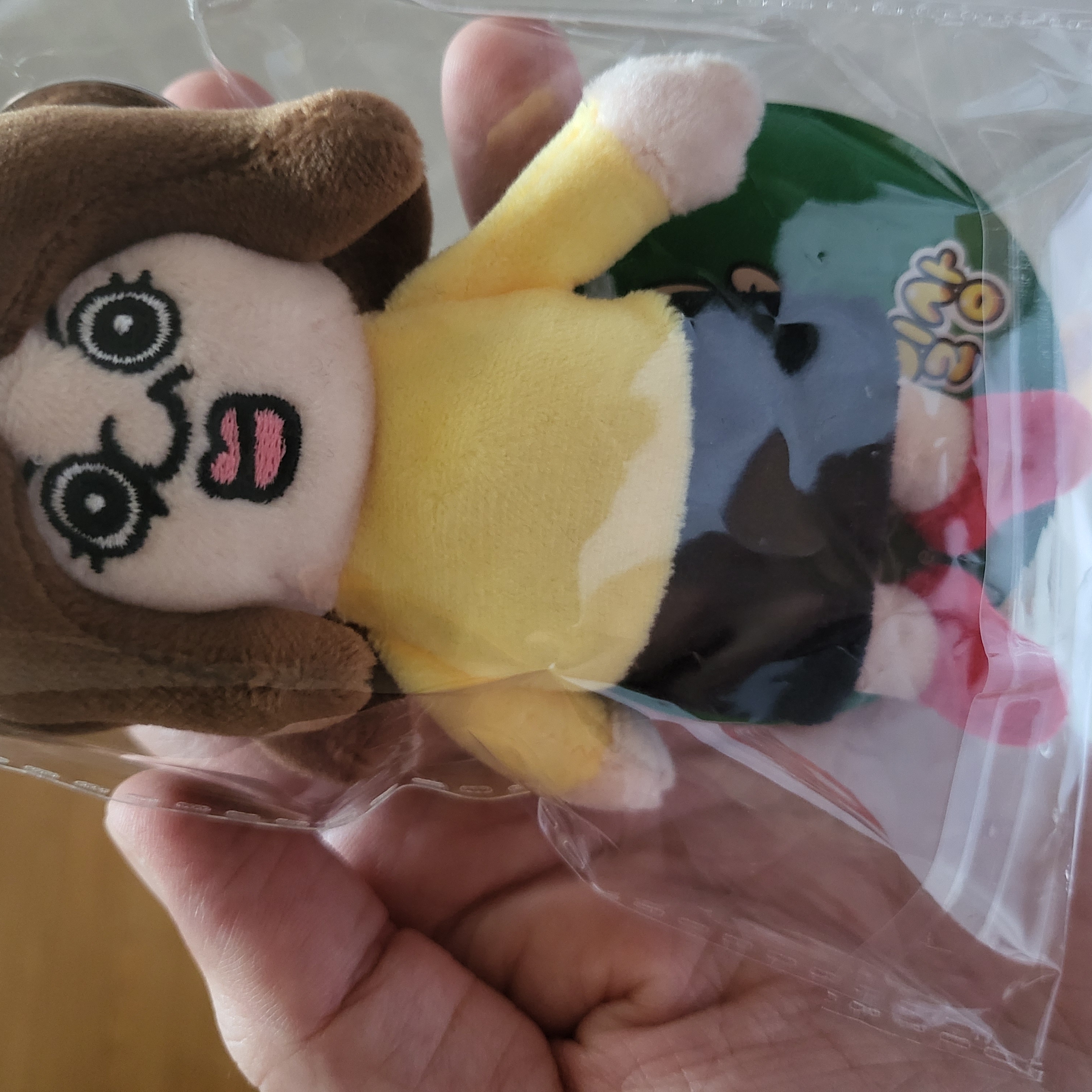 Dream C&C Bbangbbang Okji Keyring Plush 10cm 착용 스타일