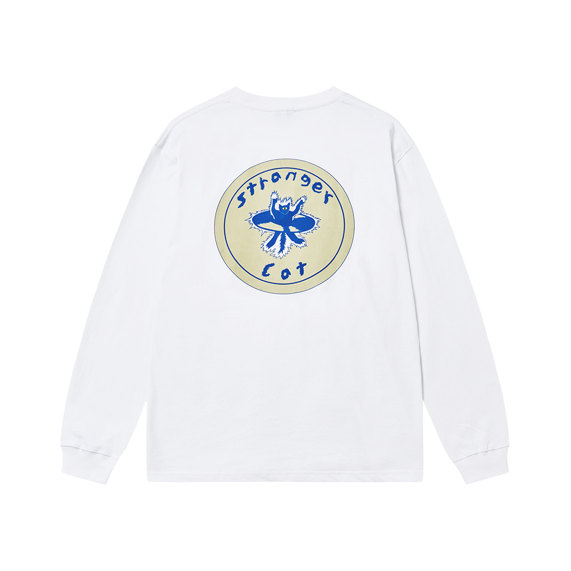 - The Scot Wreck Stranger Cat L/S T-Shirt White