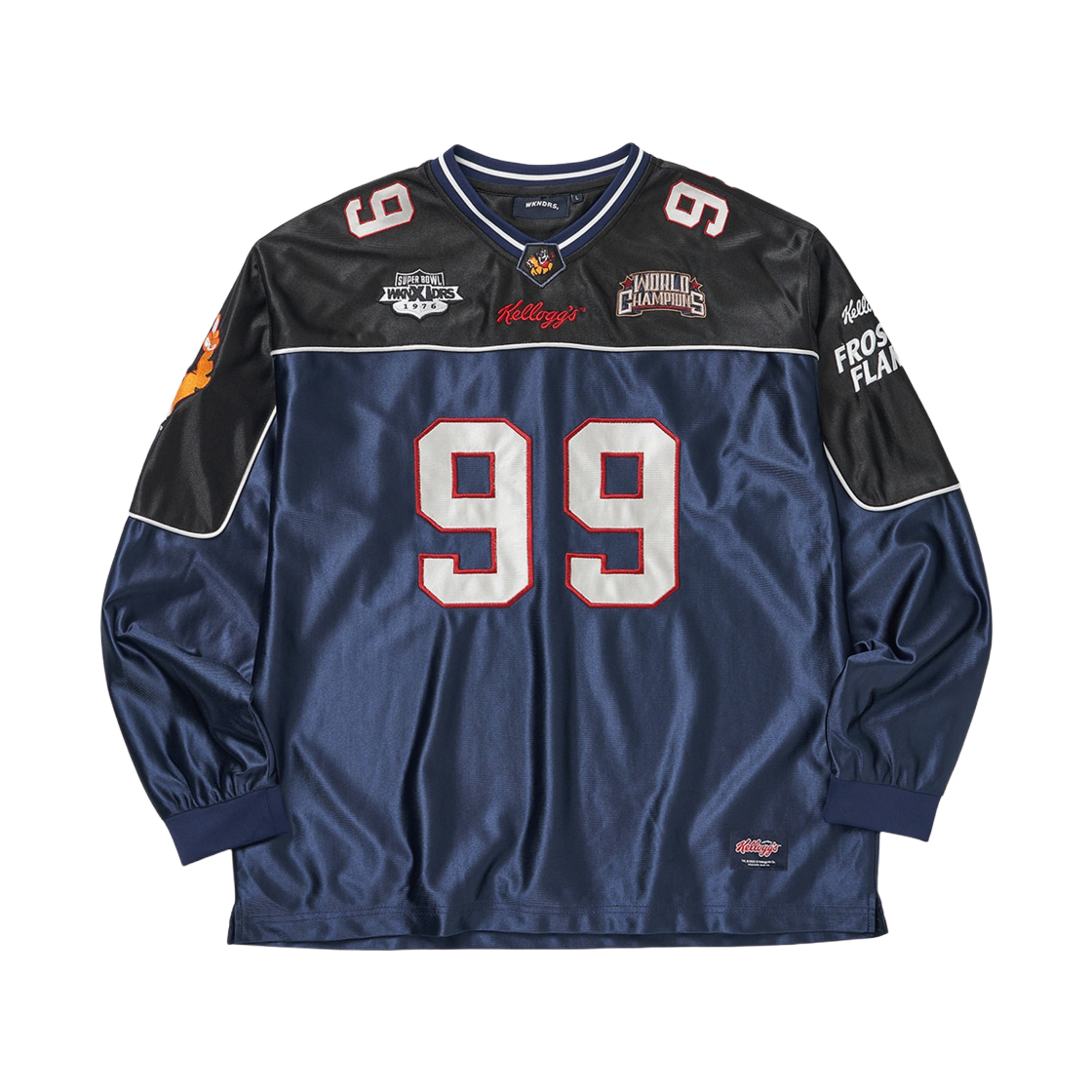 위캔더스 x 켈로그 풋볼 저지 네이비(WKNDRS x Kellogg's Football Jersey Navy)