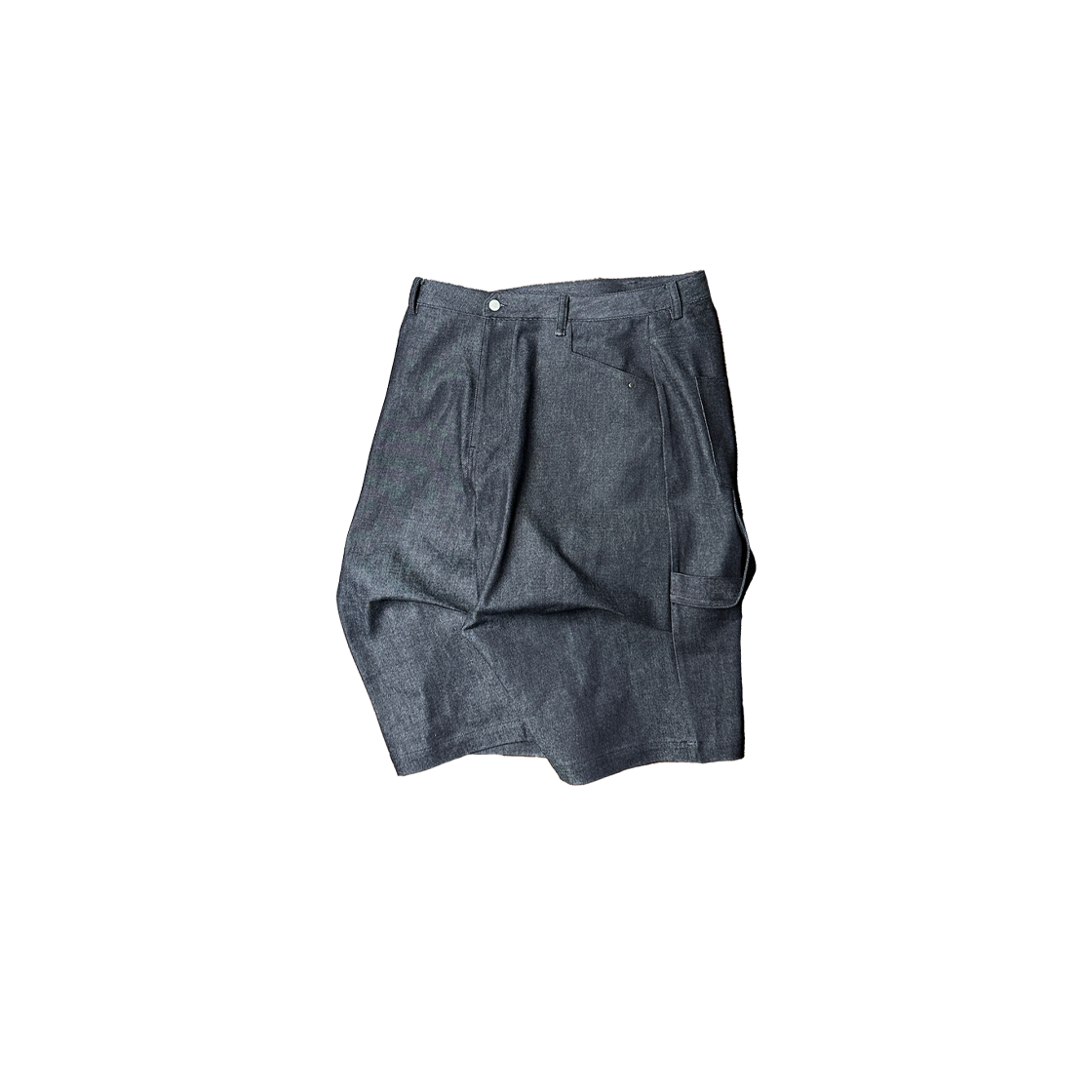 논노드 알파인 카펜터 로우 셀비지 데님 쇼츠 인디고(Nonnod Alpine Carpenter Raw Selvedge Denim Shorts Indigo)