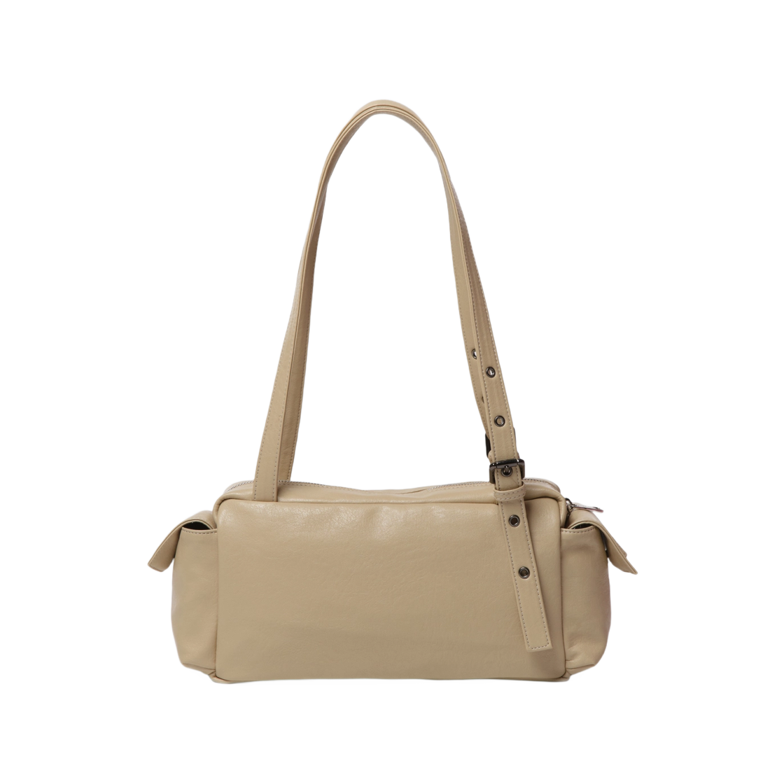 세이모 온도 포켓 유틸리티 백 M 나파 밀크티(Samo Ondoh Pocket Utility Bag M Nappa Milktea) - 2