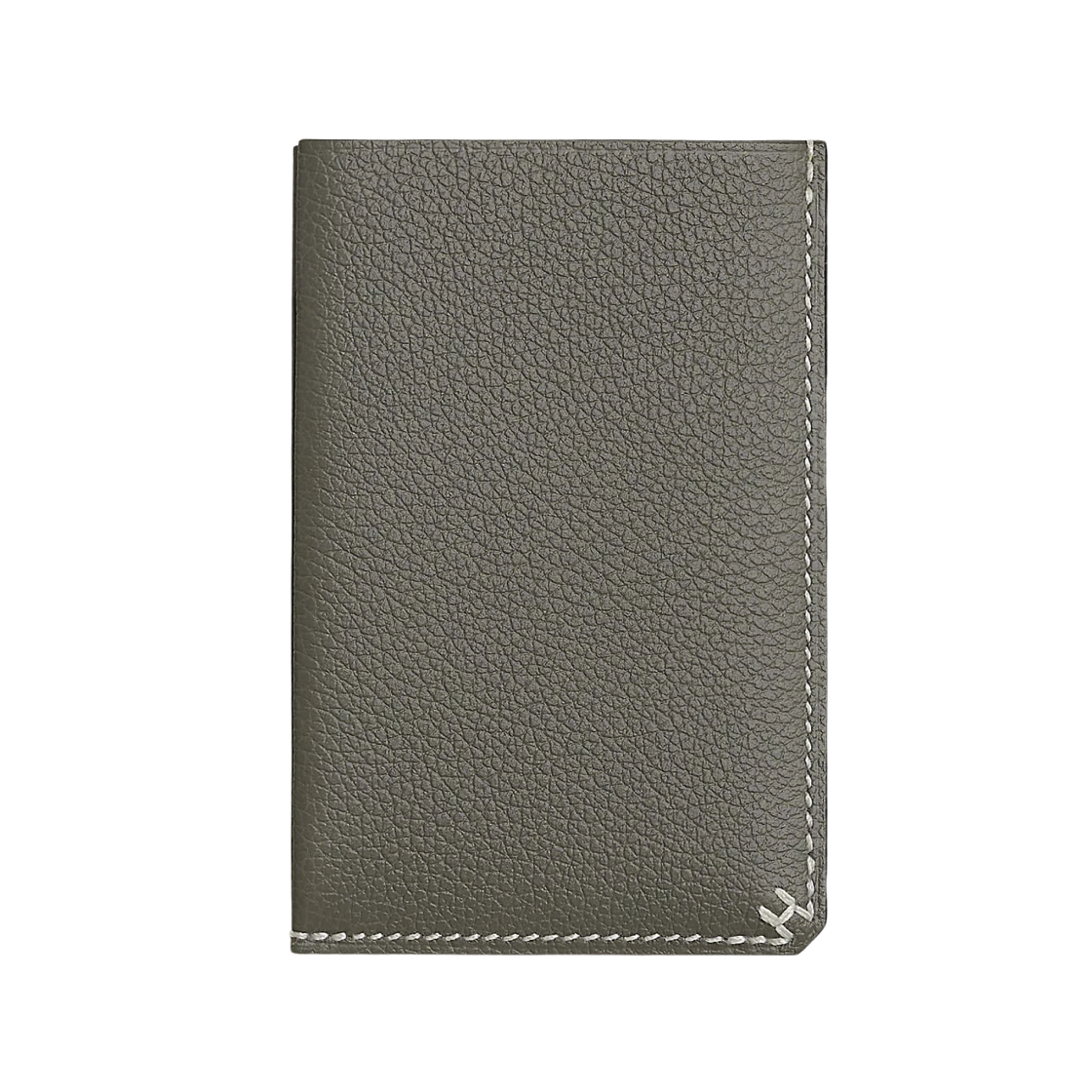 에르메스 H 셀리에 카드 홀더 에버컬러 & 그리 메이어(Hermes H Sellier Card Holder Evercolor & Gris Meyer) - 2