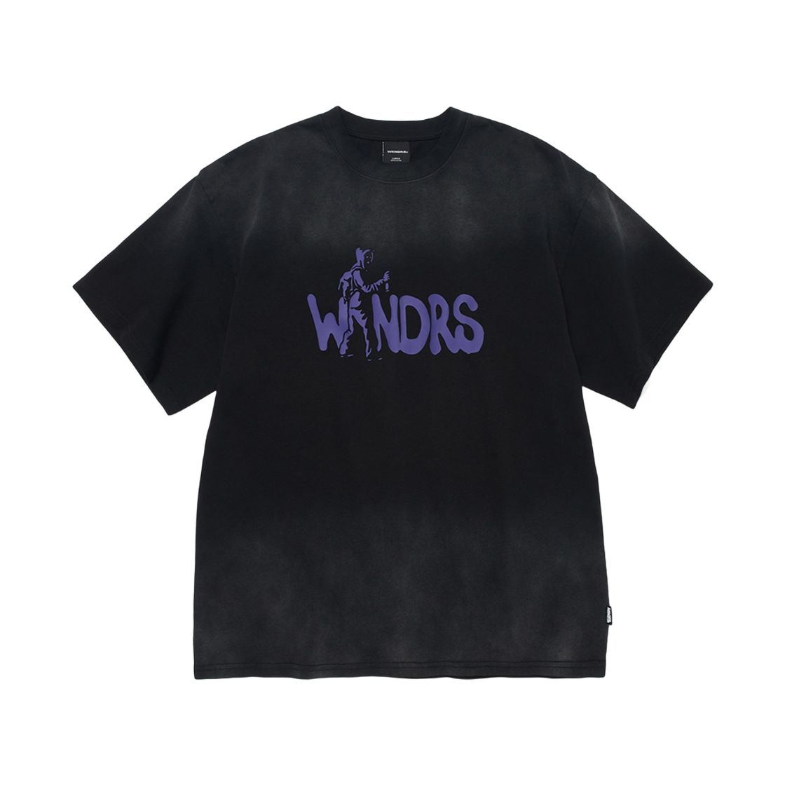 위캔더스 스프레이 티셔츠 블랙(WKNDRS Spray T-Shirt Black)