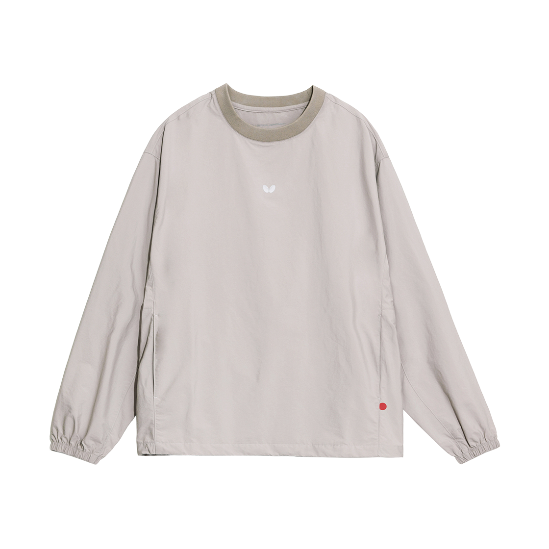 BFF1LS302ALG Butterfly Active Track Long Sleeve Light Grey