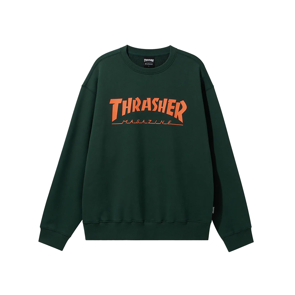 트레셔 매거진 로고 맨투맨 그린(THRASHER Magazine Logo Sweatshirt Green)