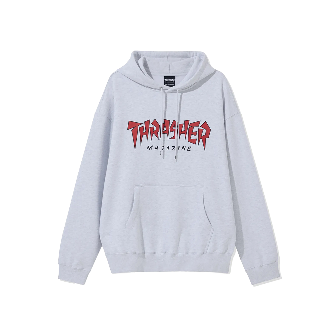 TR2403HD09WM THRASHER Jagged Logo Hoodie White Melange