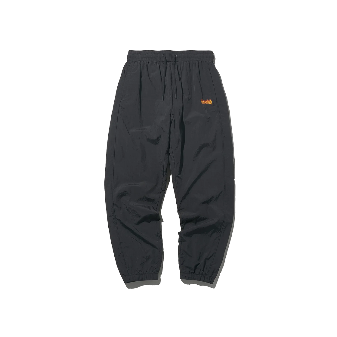 트레셔 플레임 나일론 트랙 조거 팬츠 블랙(THRASHER Flame Nylon Track Jogger Pants Black)