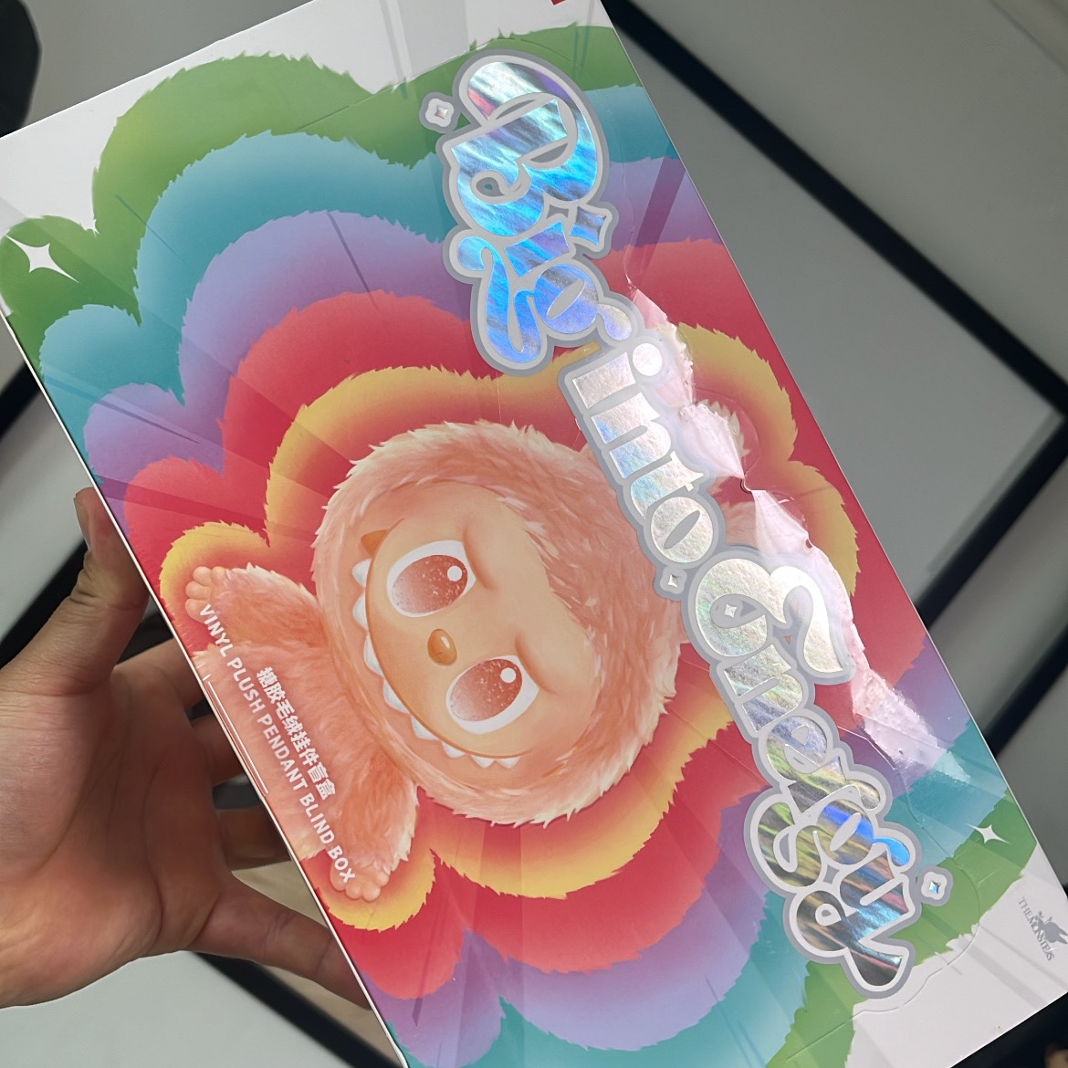 Pop Mart Labubu The Monsters Highlight Series Sealed Case (6 Blind Boxes), Pop Mart Labubu The Monsters Highlight Series ID Keyring (Opened Case) 착용 스타일 - 1
