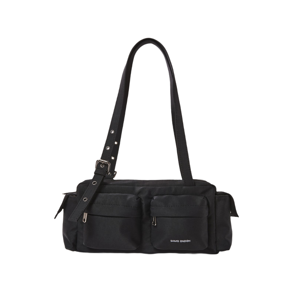 세이모 온도 포켓 유틸리티 백 M 나일론 블랙(Samo Ondoh Pocket Utility Bag M Nylon Black)