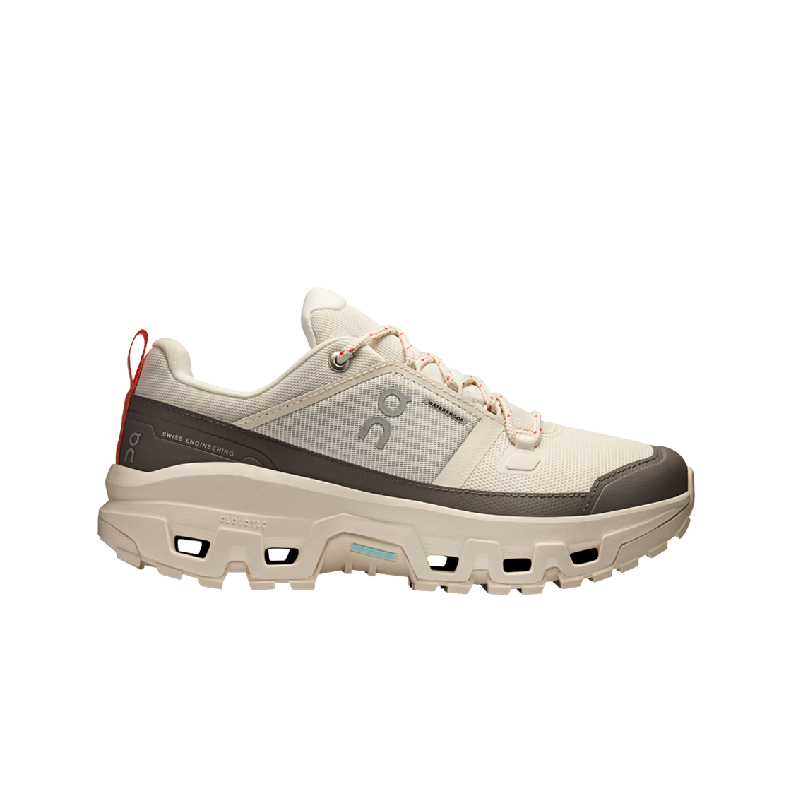 3WF10143334 (W) On Running Cloudrock Low Waterproof Ivory