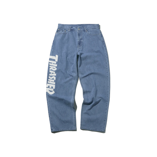 TR2401PT01IM THRASHER Magazine Wide Denim Pants Indigo