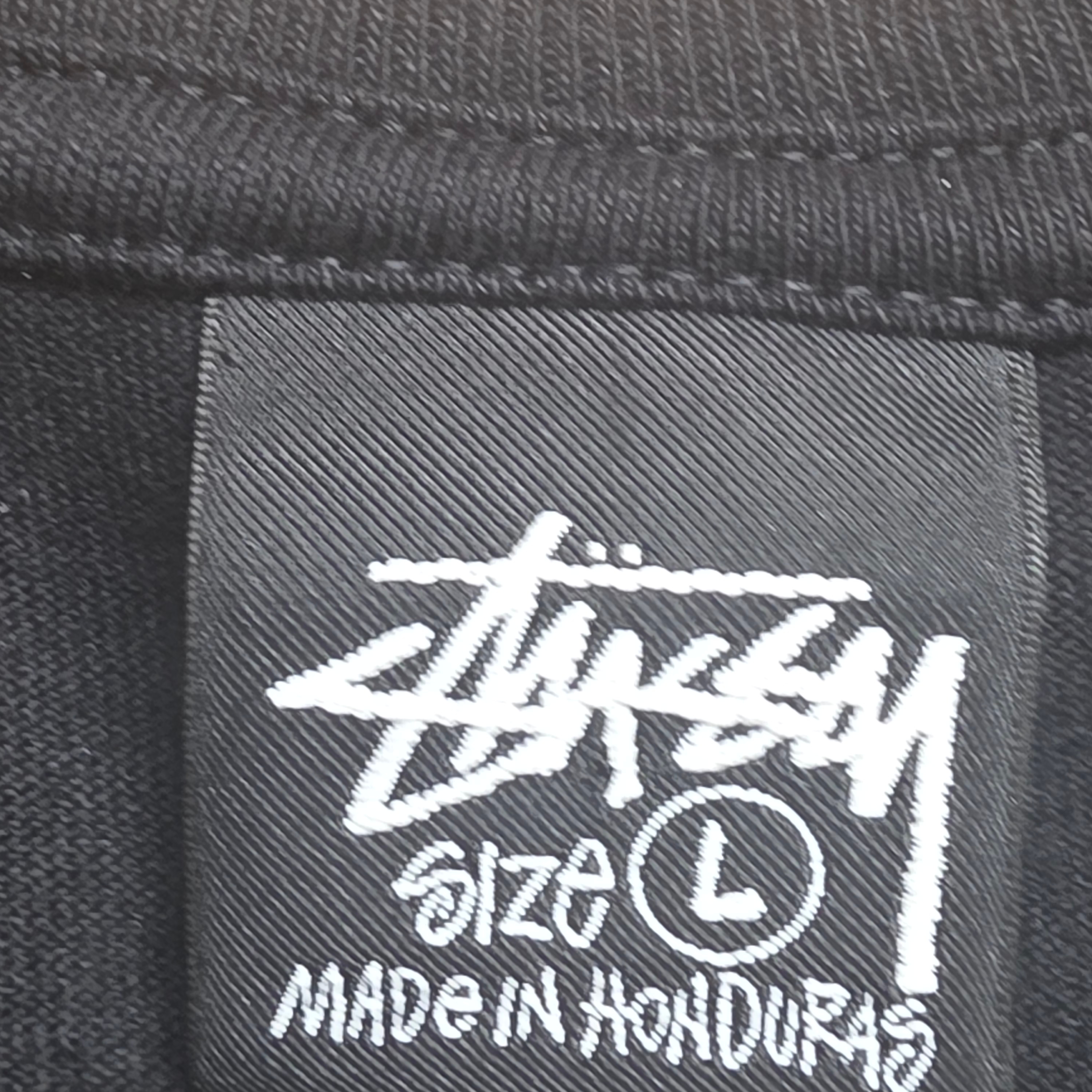 Stussy Stock Honolulu T-Shirt Black 착용 스타일 - 1