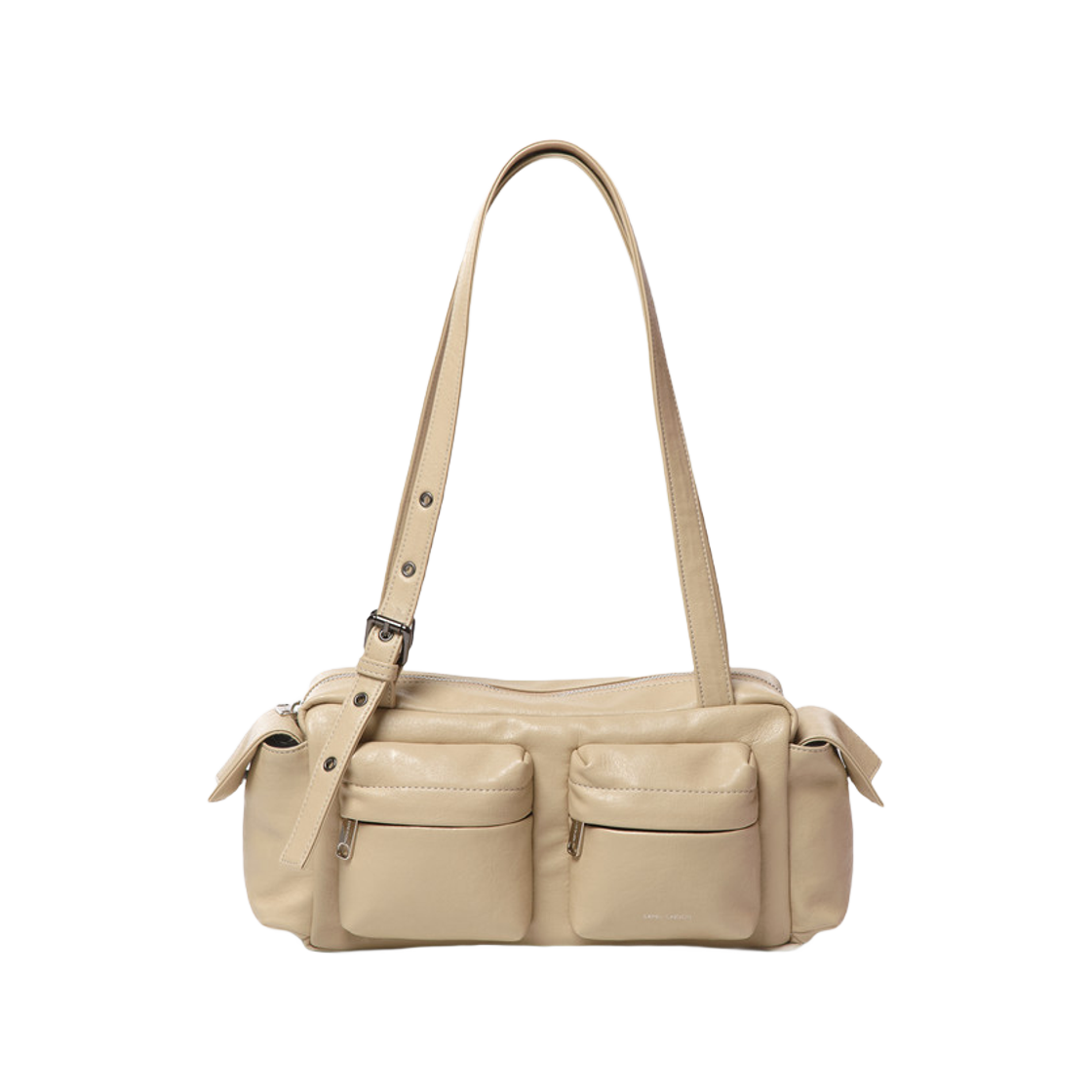 세이모 온도 포켓 유틸리티 백 M 나파 밀크티(Samo Ondoh Pocket Utility Bag M Nappa Milktea)