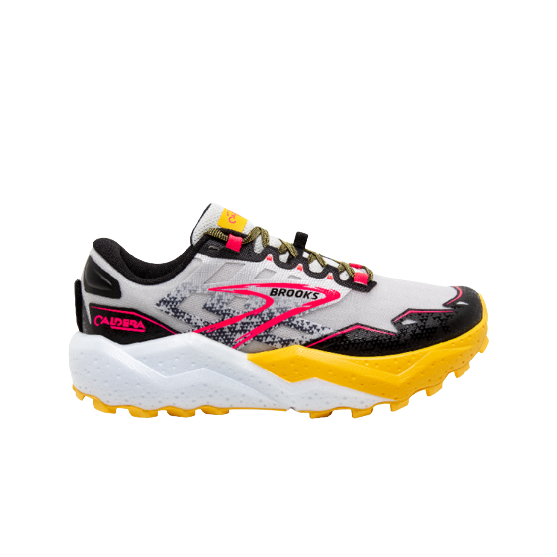 (W) 브룩스 러닝 칼데라 7 라이트 그레이 - B 미디움((W) Brooks Running Caldera 7 Light Grey - B Medium) - 1