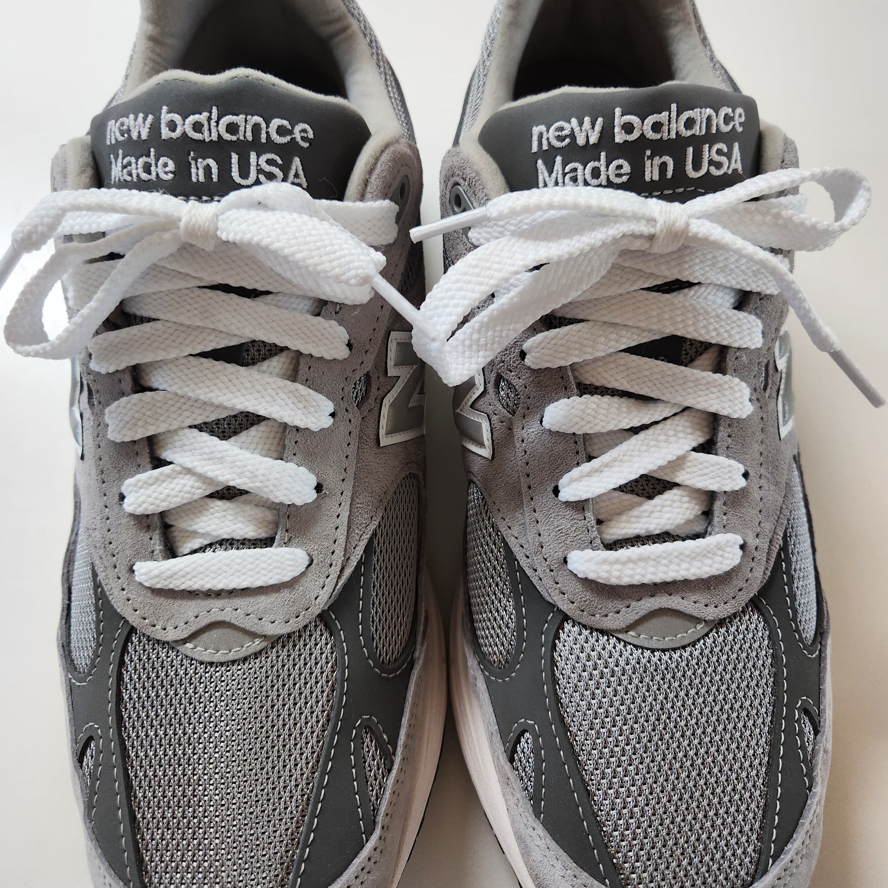 New Balance 993 Made in USA Grey - D Standard 착용 스타일 - 3