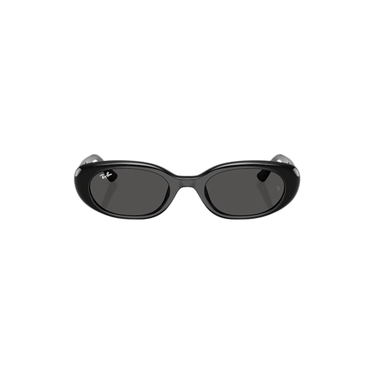 RB4441D-667787 Ray-Ban RB4441D Bio-Based Polished Black Frame Dark Grey Lenses Low Bridge Fit
