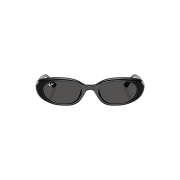 Ray-Ban RB4441D Bio-Based Polished Black Frame Dark Grey Lenses Low Bridge Fit
