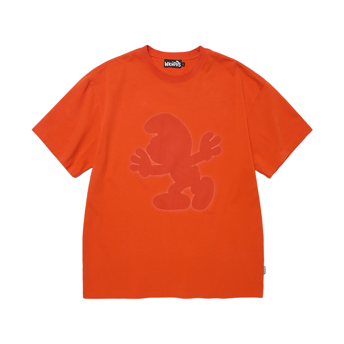 위캔더스 쉐도우 티셔츠 오렌지(WKNDRS Shadow T-Shirt Orange)