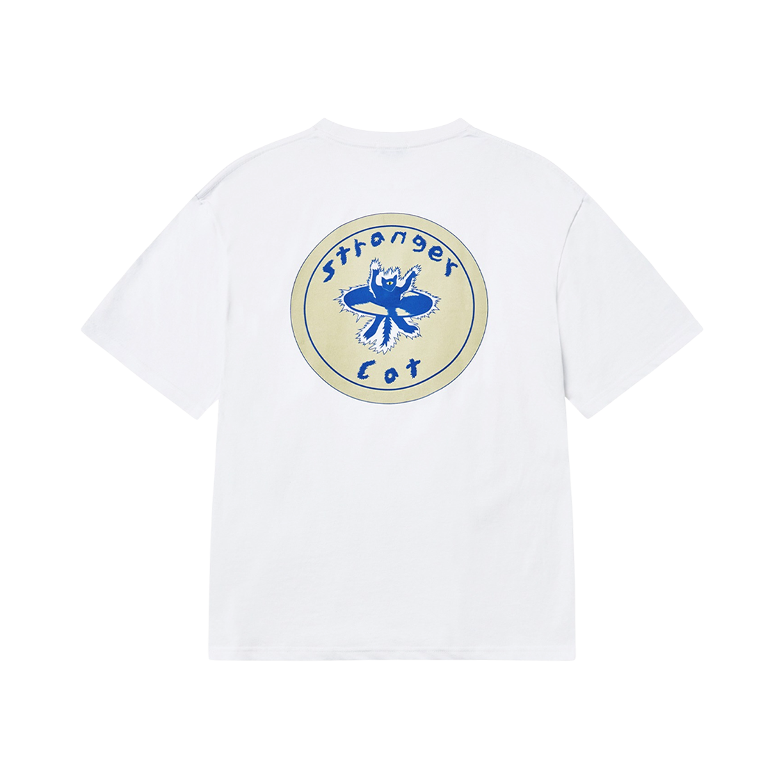- The Scot Wreck Stranger Cat S/S T-Shirt White