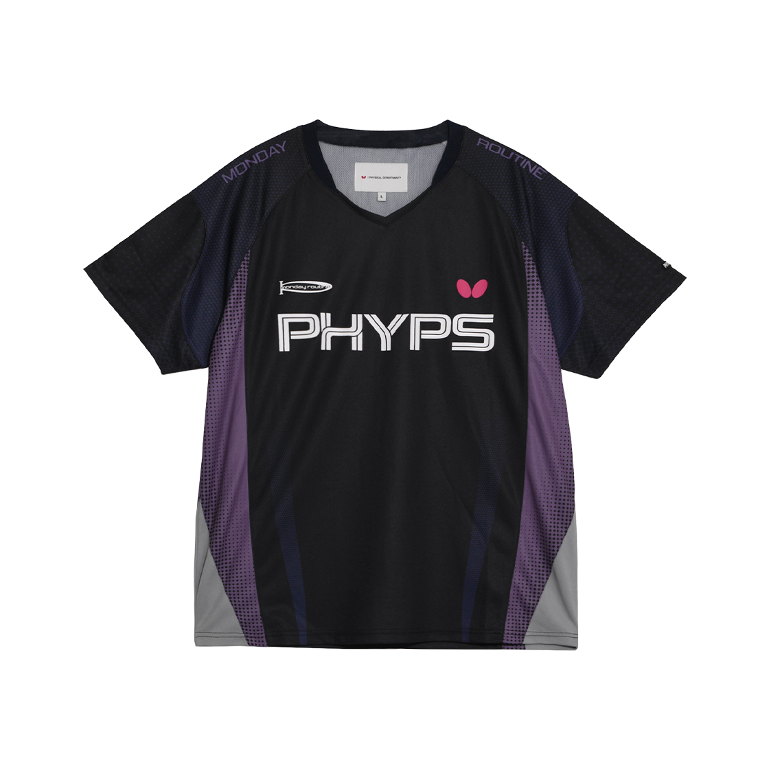 BFF1SS301ABK Butterfly Uniform Jersey Short Sleeve Black