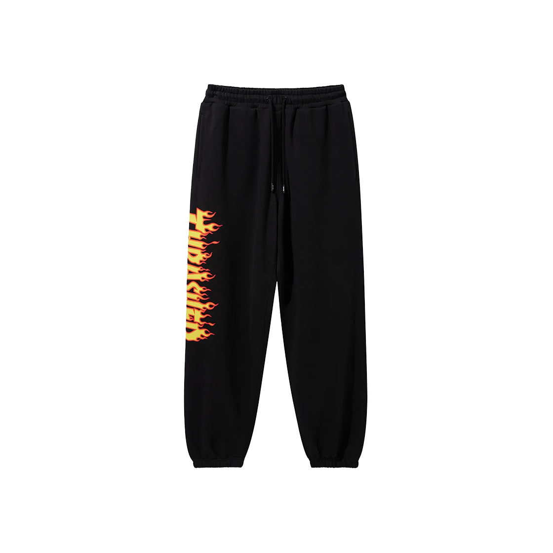 트레셔 플레임 로고 스웻 조거 팬츠 블랙(THRASHER Flame Logo Sweat Jogger Pants Black)
