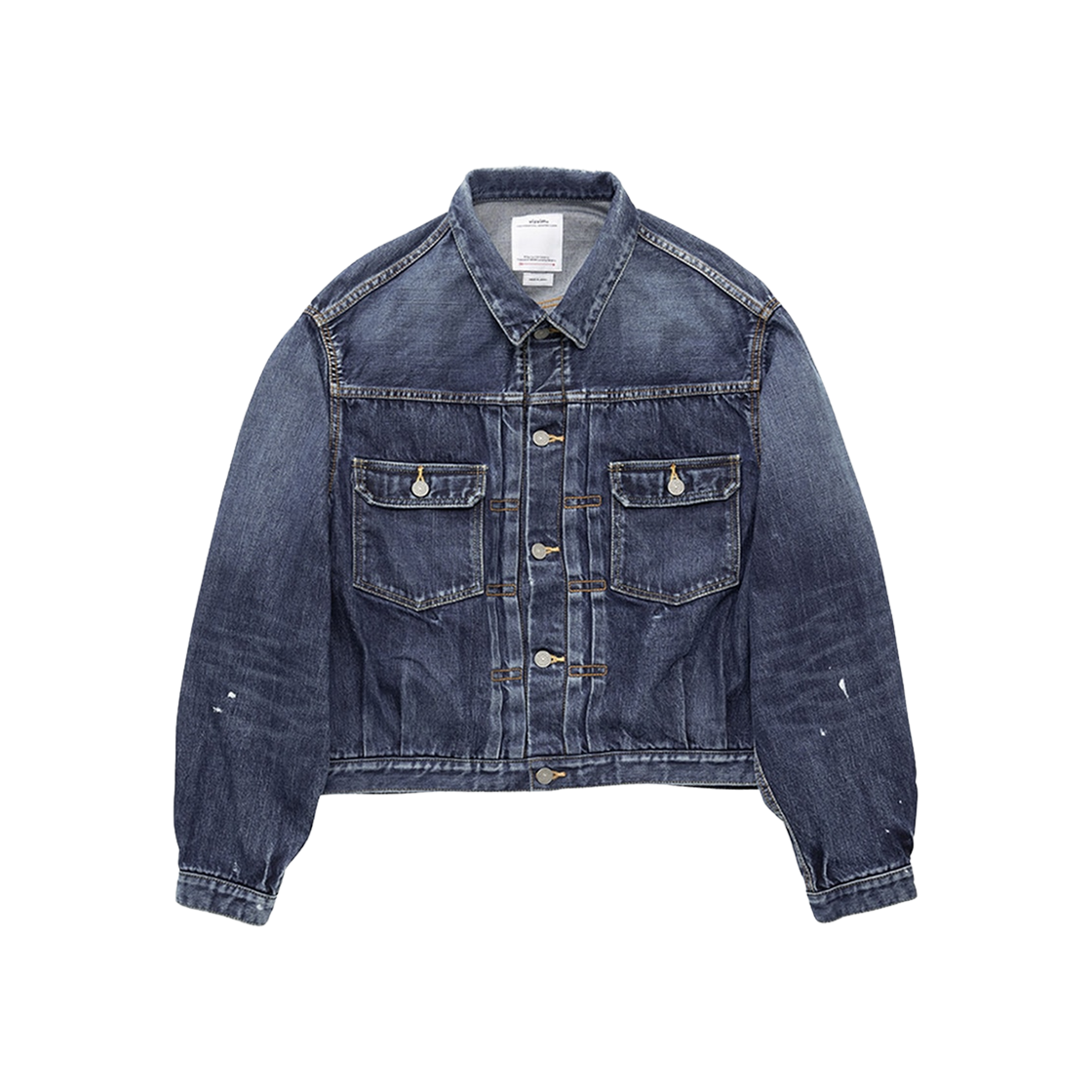 0125105006003 Visvim SS 101X Jacket DMGD-1010 Blue - 25SS