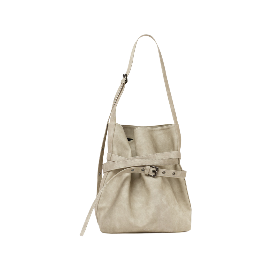 - Samo Ondoh Belt Bucket Bag M Vintage Ivory