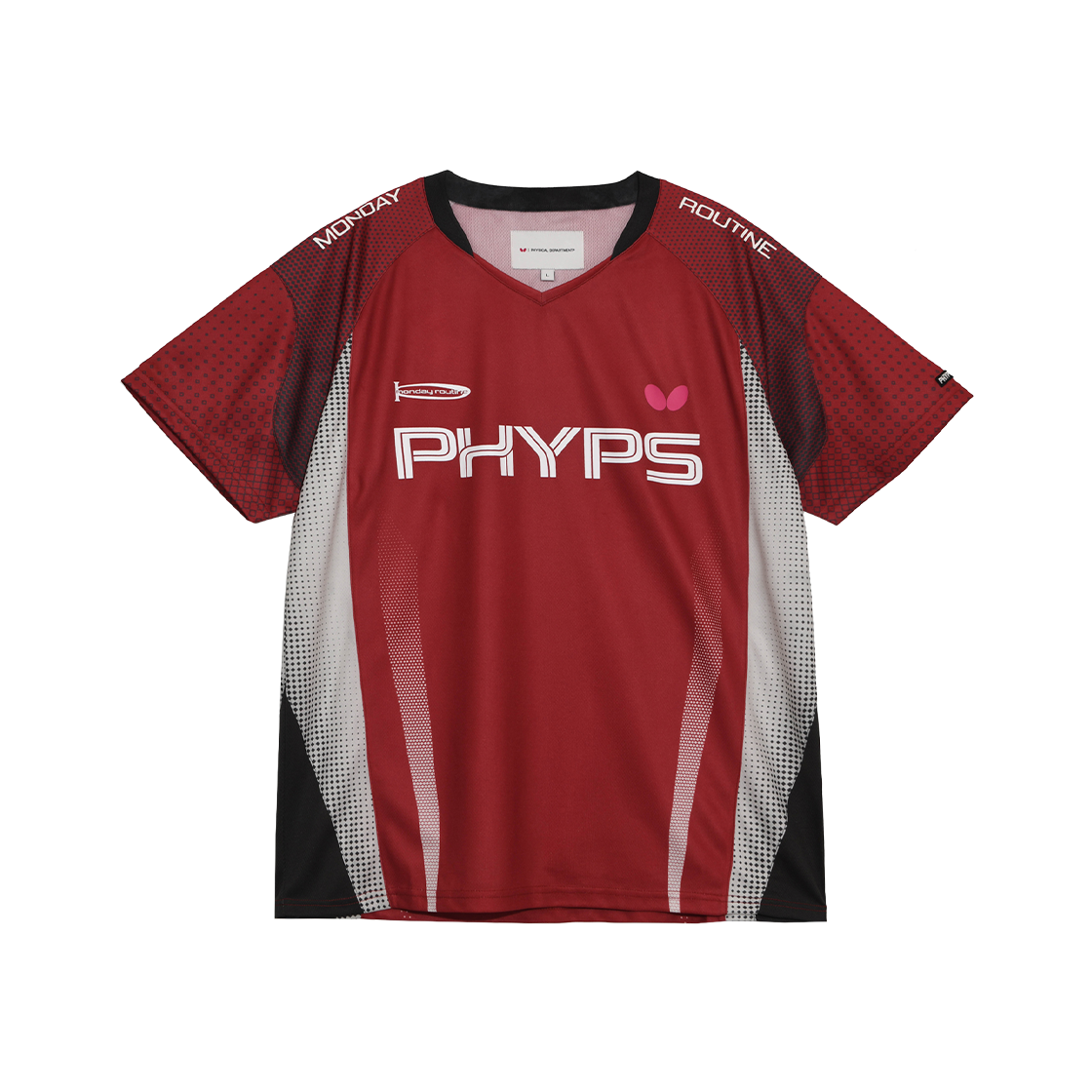 BFF1SS301ARD Butterfly Uniform Jersey Short Sleeve Red