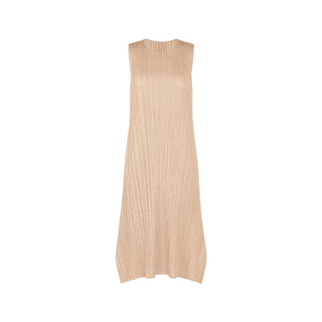 (W) 플리츠 플리즈 이세이 미야케 MC 줄라이 드레스 라이트 베이지((W) Pleats Please Issey Miyake MC July Dress Light Beige) - 1