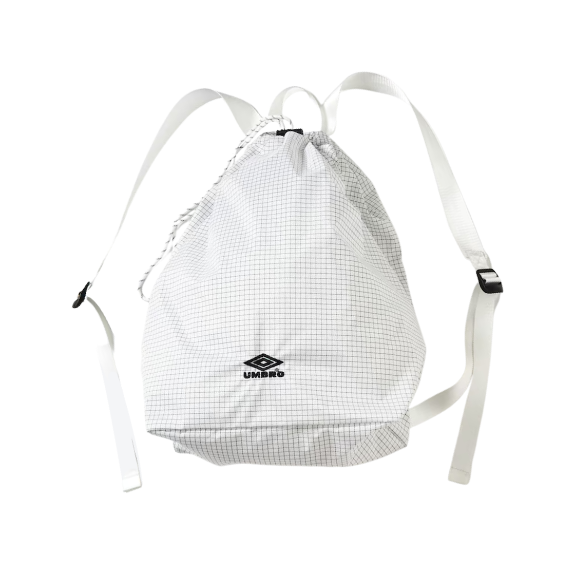 엄브로 x 프릭스 스토어 커스텀 립스탑 패커블 백 화이트 체크(Umbro x Freak's Store Custom Ripstop Packable Bag White Check)