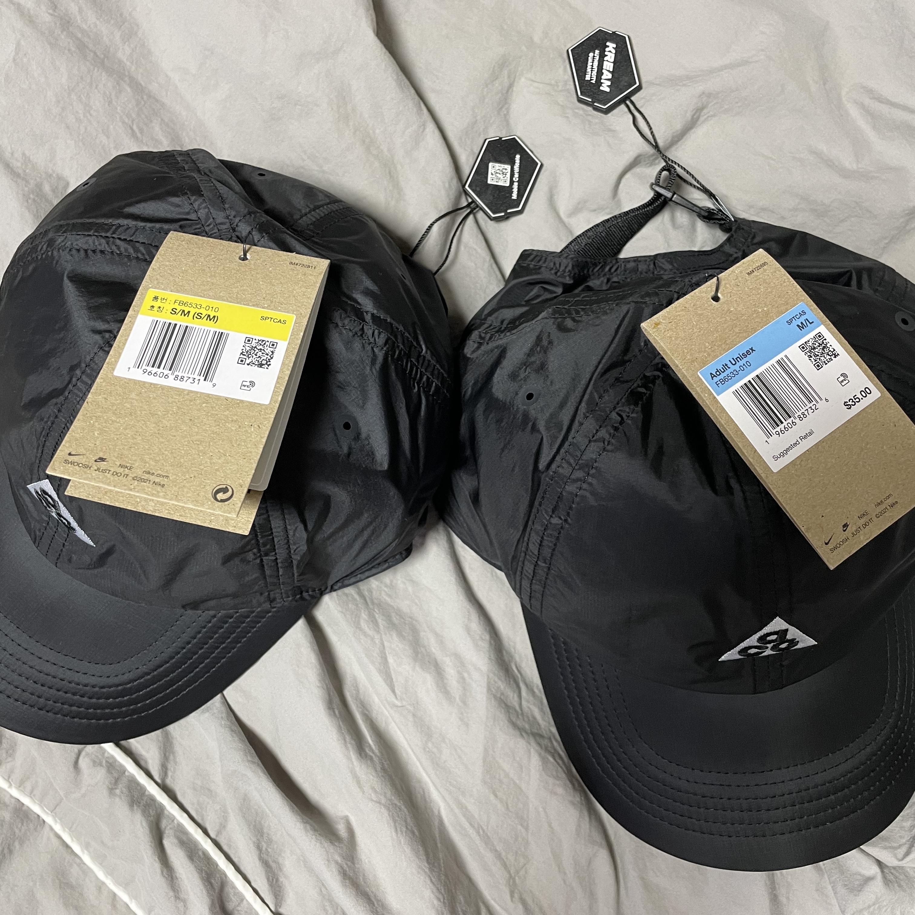 Nike ACG Trail Cap Black 착용 스타일 - 2