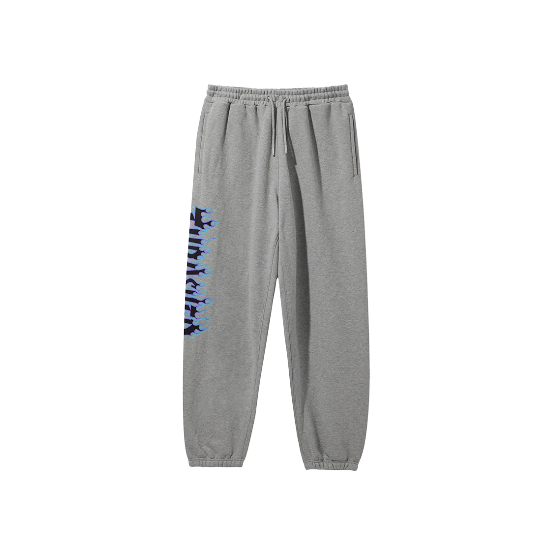 트레셔 플레임 로고 스웻 조거 팬츠 그레이(THRASHER Flame Logo Sweat Jogger Pants Gray)